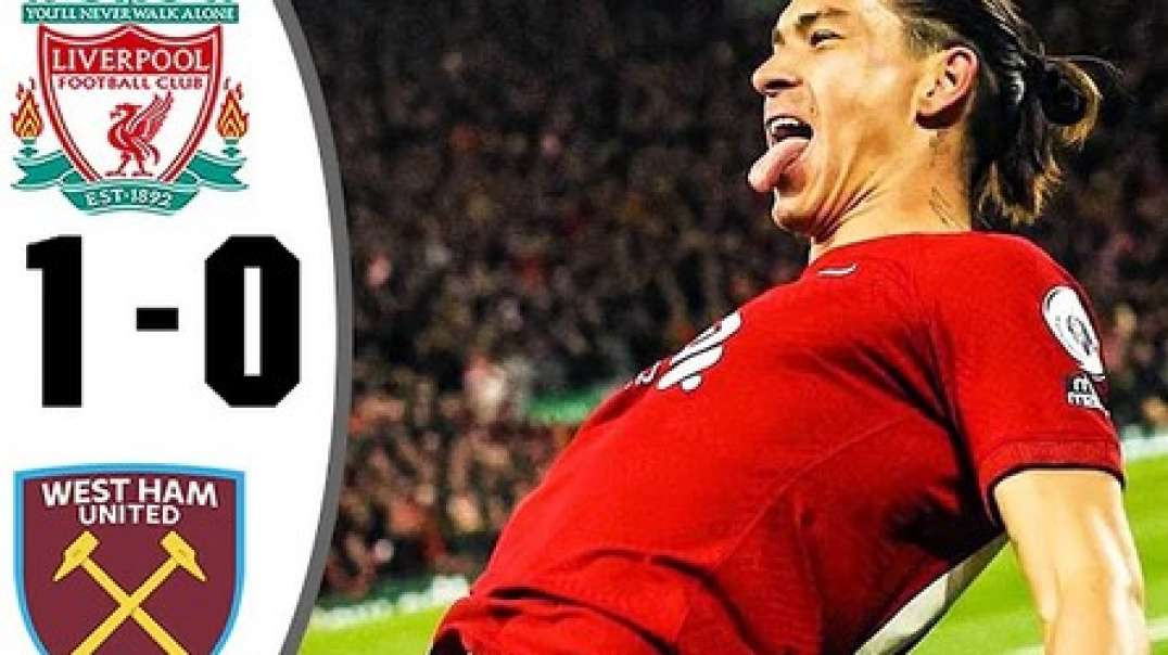 Premier League: Những điểm nổi bật của giải đấu hàng đầu Liverpool 1-0 West Ham United được tổ chức vào tháng 10 năm 2022